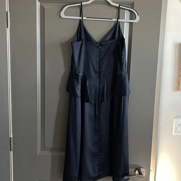 Excellent Condition Banana Republic Satin Ruffle Dress - Picture 2 of 5